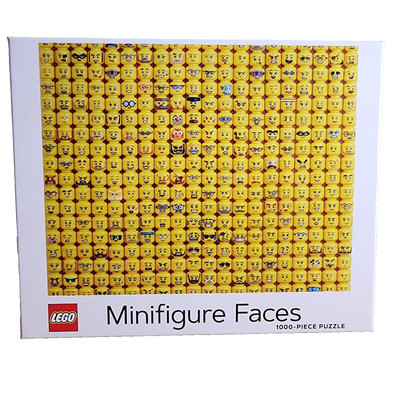 Lego Minifigure Faces 1000 Piece Jigsaw Puzzle 25  x 20  - Brand New in Box