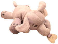 Philips Avent Soothie Snuggle Pacifier Holder Gray Elephant Plush Lovey
