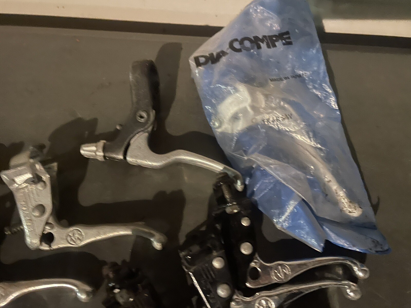 Lot Of 21 Old School Bmx Brake Levers Lee Chi MX Polygon + 6 Seat