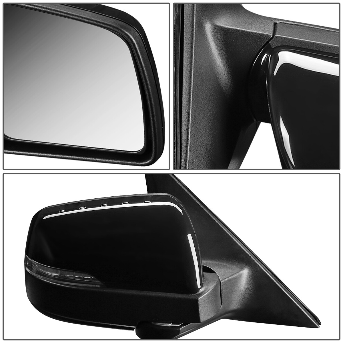 FOR 1213 SOUL OE STYLE POWERED+HEATED+LED SIGNAL LAMP RIGHT SIDE DOOR MIRROR eBay