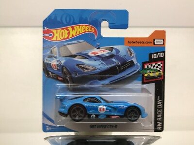 HOT WHEELS FYD26 DODGE VIPER SRT GTS-R 2019 -BLUE 3inch- GOOD IN BLISTER - A006