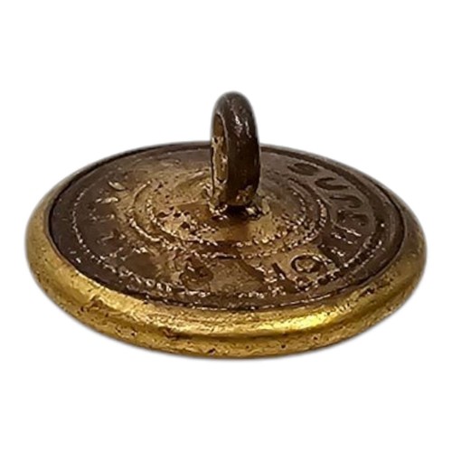 Fire Department FD Uniform Brass Coat Button Vintage Antique Superior Quality - Picture 9 of 12
