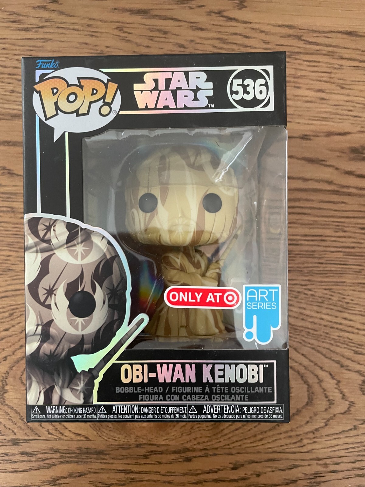 Funko Pop! Art Series Star Wars Obi-Wan Kenobi #536 Target Exvinyl Figure In Box