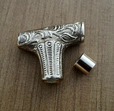 Antique Style Brass T-Head Handle For Designer Walking Cane Wooden Stick gift