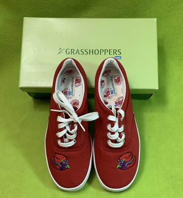 Red Hat Society Women's Red Sneaker Shoe 6W Grasshopper by Keds