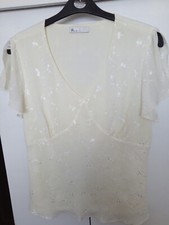BHS Cream Top Size 16, Good Condition