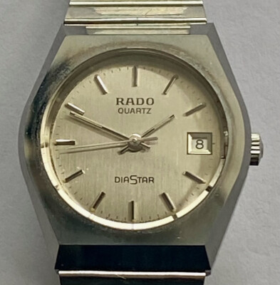 DA-Rado Diastar Quartz * Ikone der frühen 1980er * Saphirglas/Gehäuse kratzfest
