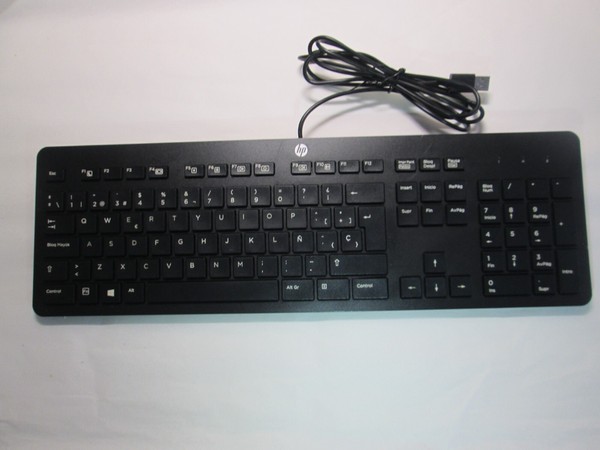 Teclado español HP USB Slim KB 803181-071 803823-071