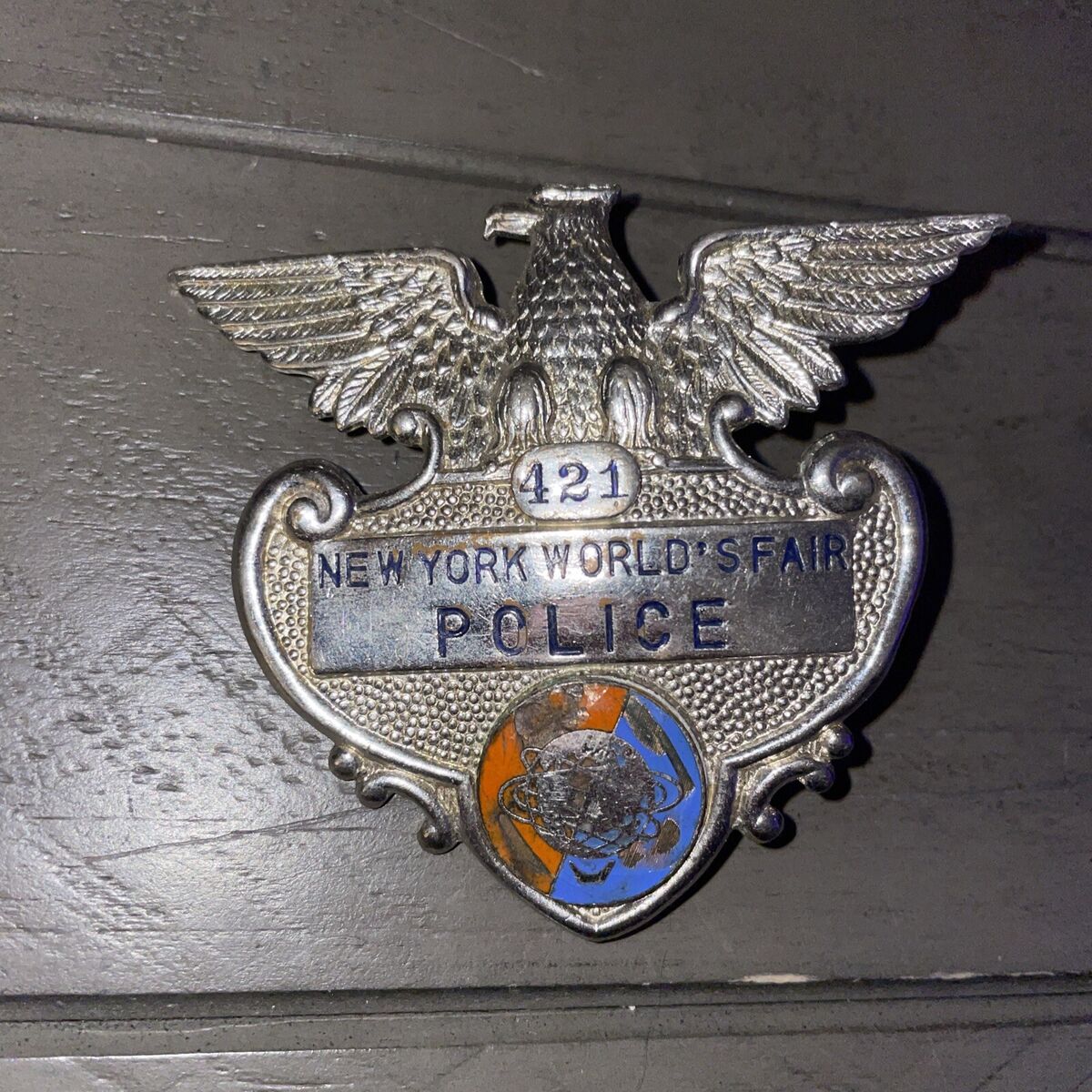 最安 1964-1965 NEW eBay | BADGE HAT POLICE FAIR WORLDS YORK 警察グッズ
