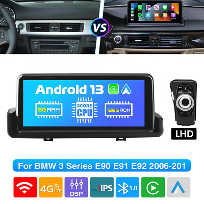10.25'' Android 13 8+128G Autoradio GPS Carplay for BMW 3er E90 E91 E92 E93 06-11
