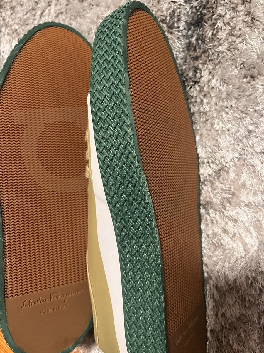 ferragamo mens shoes 8 M Olive Green | eBay display picture 3