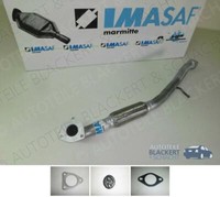 Imasaf Auspuff Hosenrohr/Flexrohr + Anbauteile FüR Kia Joice 2.0 1999-2003
