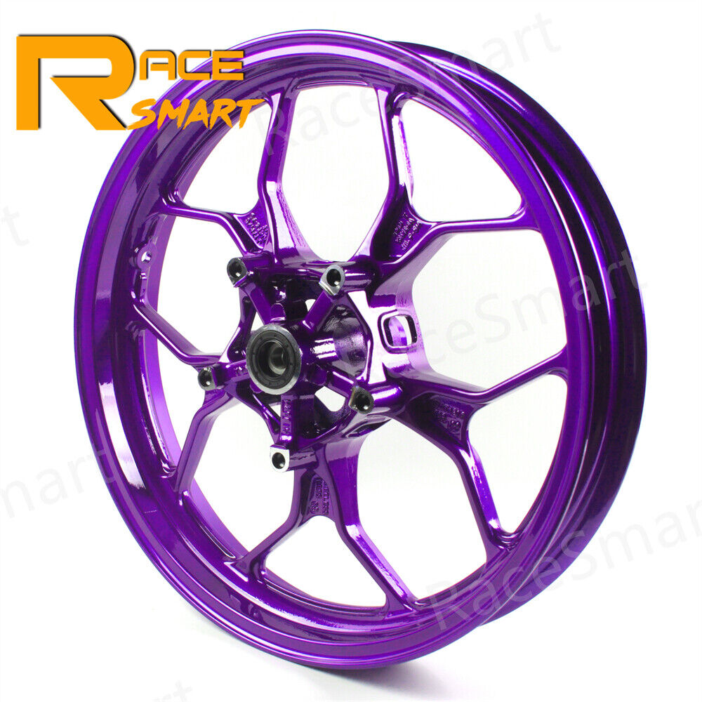 Purple Front Wheel Rim For Yamaha YZF R3 MT-03 2015-2024 YZF Purple Front Wheel Rim For Yamaha YZF R3 MT-03 2015-2024 YZF