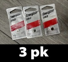 3pk Energizer 392 1.55V Silver Oxide Button Cell Battery 392BPZ BB 3/27