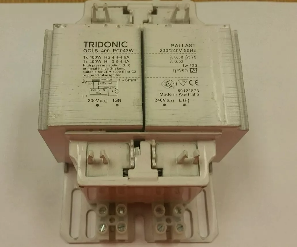 Tridonic High Pressure Sodium Ballast OGLS 400w PC043