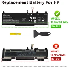 WP03XL Battery For HP EliteBook 830 840 835 845 860 865 G9 G10 G11,1040 G9 Serie