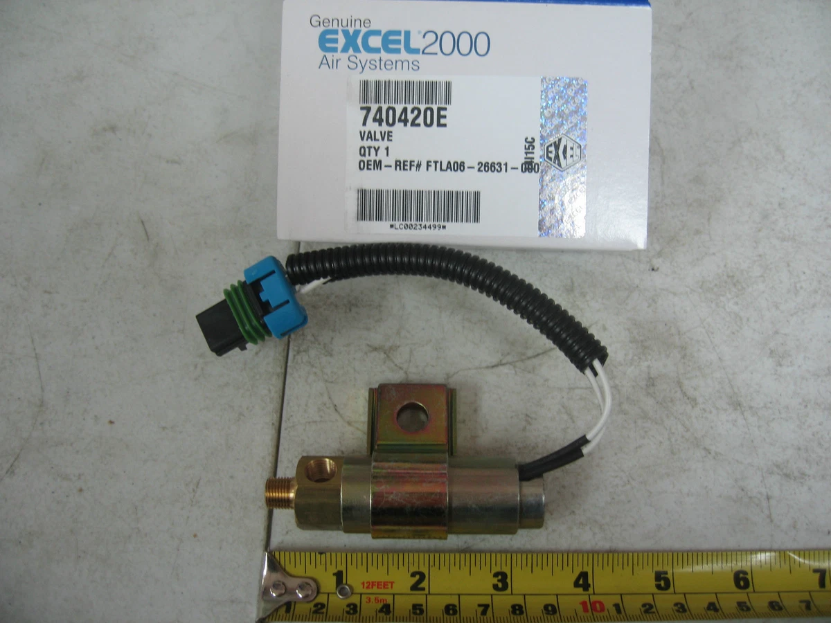 Fan Clutch Solenoid Valve Excel Brand # 740420E Ref.# Freightliner