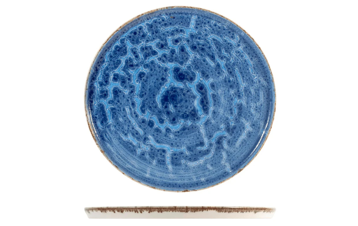 Assiettes plates COBALTO H&H résistantes au lave-vaisselle 26 cm