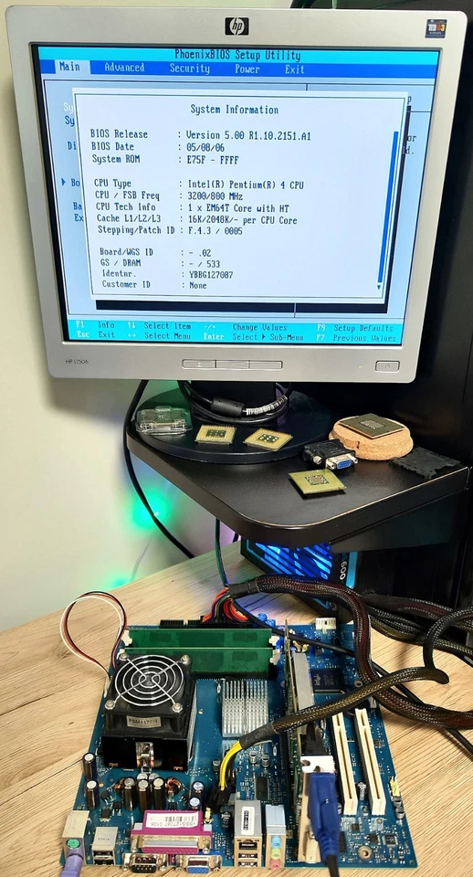 100% TEST Fujitsu Siemens D2151-A11 GS6 W26361-W107-X-02 W26361-W107-Z2-02-36 - Image 2 of 4