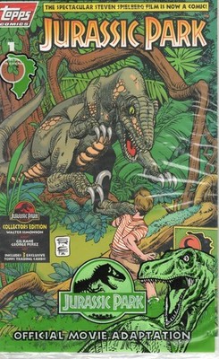 Jurassic Park Official Movie Adaptation #1 - NEW, TOPPS COMICS Sealed