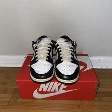 Nike Dunk Low PRM Vintage Panda White Black - Women's Size 10.5 / 9 Mens