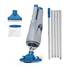 KOKIDO Cordless Handheld Pool Vacuum Rechargeable 6ft Pole Above Ground Spa