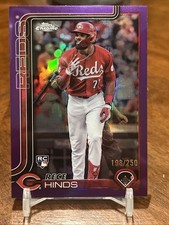 2025 Topps Chrome - Rece Hinds #253 Purple Refractor /250 (RC)