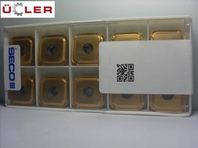 10 X SECO SPGX 1904-C1,T400D WENDESCHNEIDPLATTEN CARBIDE INSERTS - Bild 1 von 3