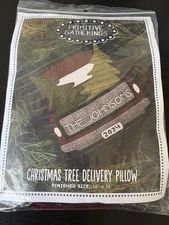 Primitive Gatherings Wool Kit CHRISTMAS TREE DELIVERY Pillow - 16” X 16”