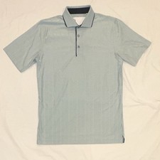 Puma Men’s MATTR Check Polo, Modern Mint-Deep Navy, Medium, 633487 05, New