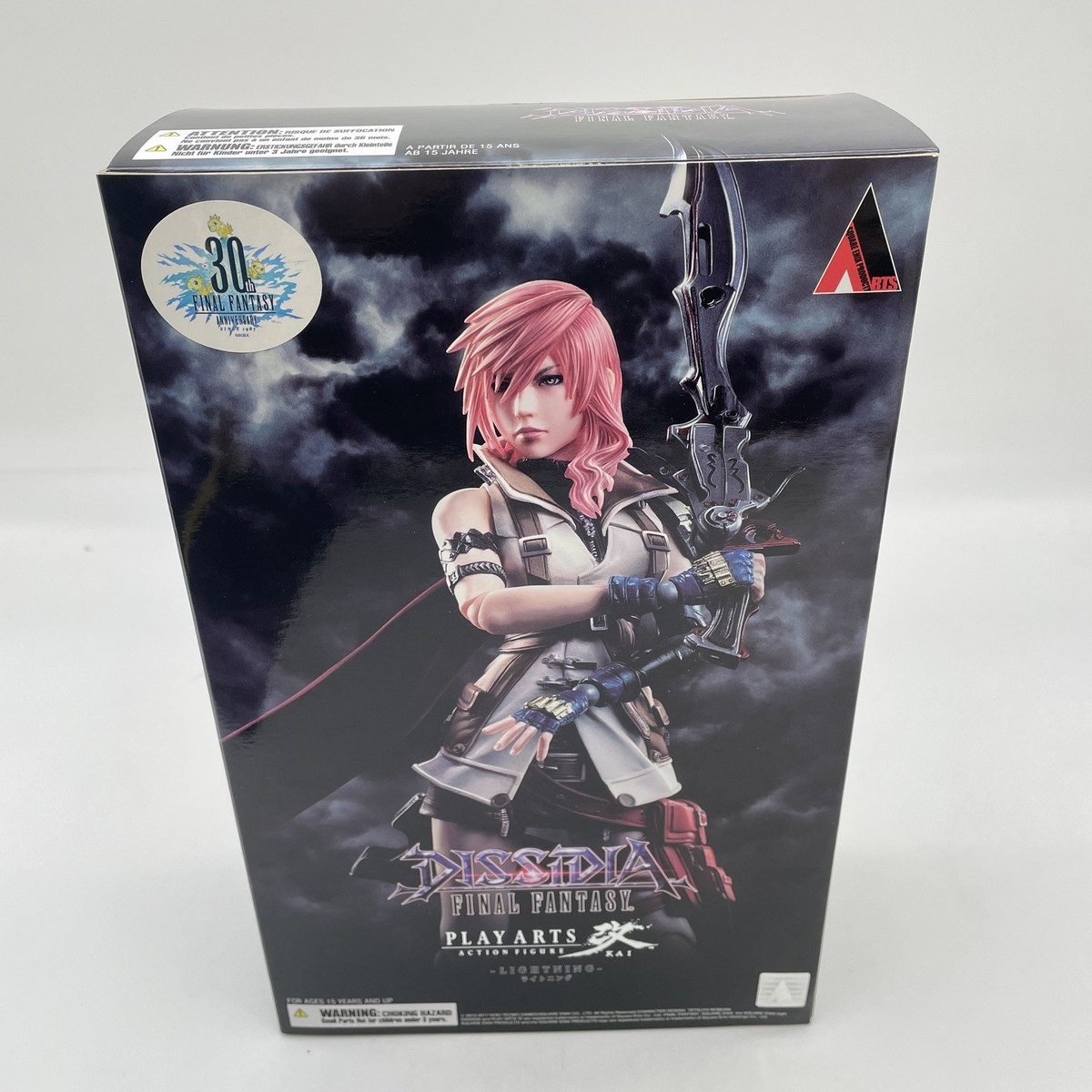 Dissidia Final Fantasy Play Arts Kai Lightning PVC Figure From