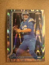 2025 Topps Chrome Jared Goff Ray Wave Detroit Lions  #102