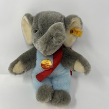 Vintage Steiff Toldi Elephant Plush Squeaker 6271/27