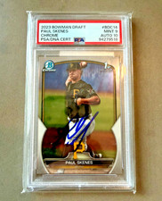 2023 Bowman Draft PAUL SKENES REF CHR PRO AUTO MT 9 PSA/DNA CERT