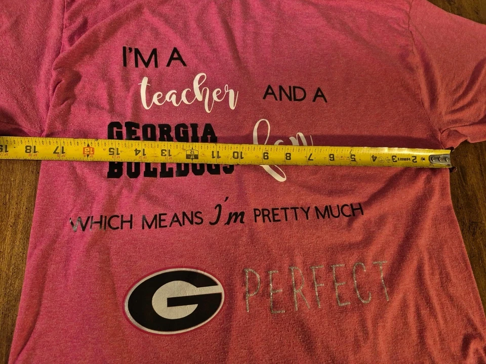 Camiseta Hanes Cool Dri para mujer aficionada al fútbol de Georgia niña y maestra Foto 4 de 4