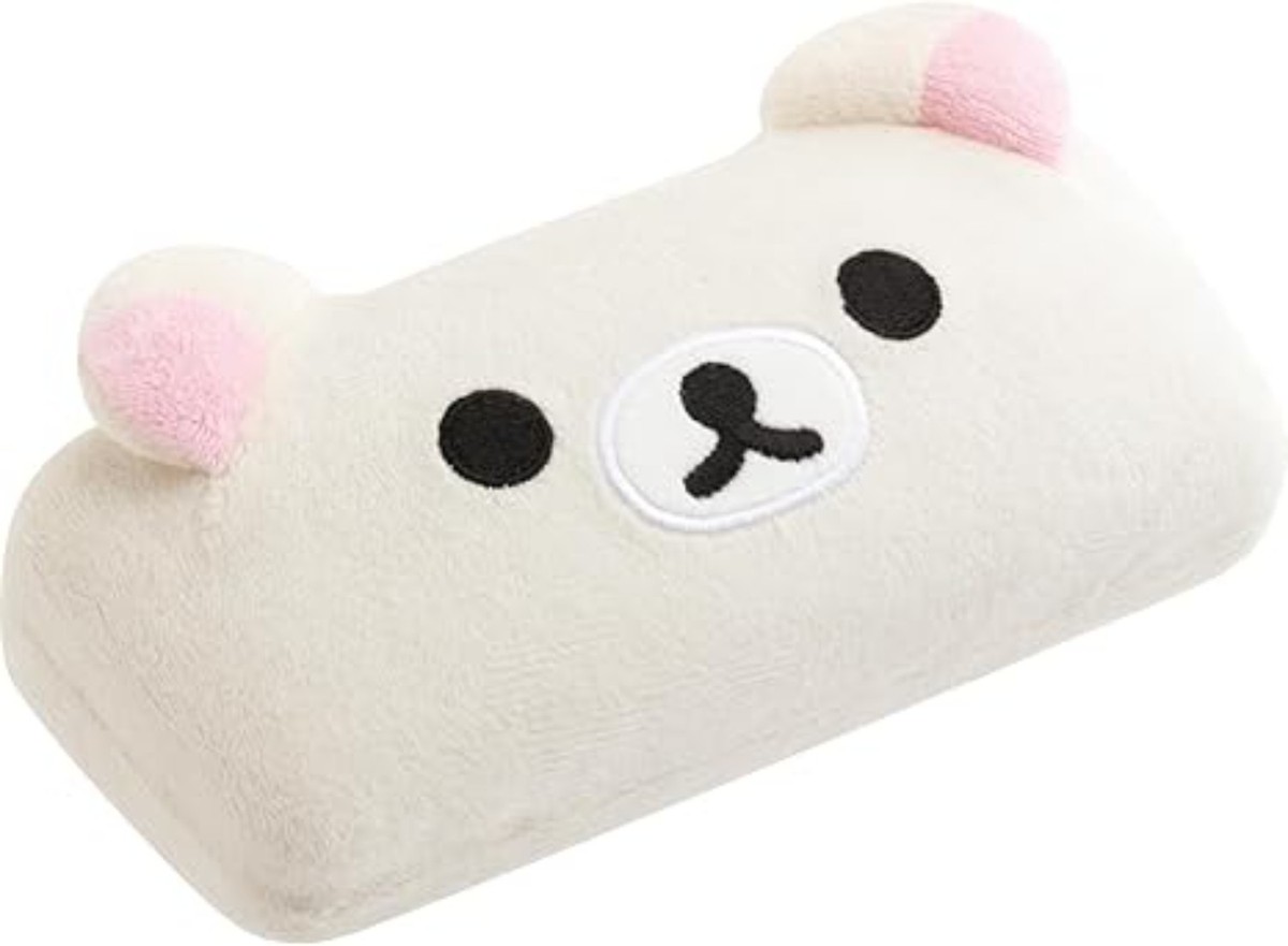 San-X Rilakkuma Plush Glasses Case Korilakkuma White Hard Eyeglass