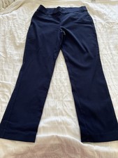 Liz Claiborne Dress Pants Classic Fit Color Navy Straight Leg Size 12  