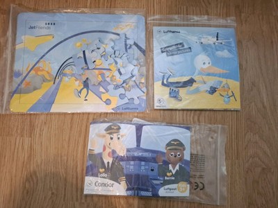 Lufthansa Spielzeug Lu Puzzle Spiegelbilder Condor Luftpost Neu je Spiel 2 