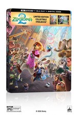 Disney Zootopia 2 US Steelbook 4K UHD Blu-ray Digital Limited Edition