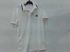 Adidas Golf Men's Solid Advantage Polo Shirt White Medium