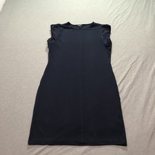 Express Dress Women's Small Preppy Feminine Minimalist Retro Academia Blue