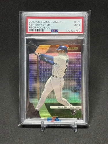 Ken Griffey Jr. 2000 Upper Deck Black Diamond Reciprocal Cut #R76 PSA 9