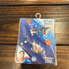 Original Crocs Jibbitz Dc Comics Superman charms 5 pack