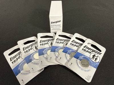 Energizer Lithium Battery CR1620 - 6 Pack Expiry 2035