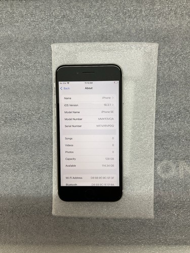 FOR PARTS - iPhone SE 3rd GEN - 128GB(UNLOCKED) - STARLIGHT - “Read Issue” - Photo 4 sur 7