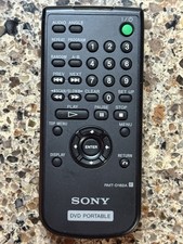 Genuine Sony RMT-D182A Remote Control OEM Original For Portable DVD
