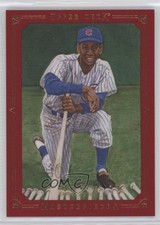 2008 Upper Deck Masterpieces Red Paper Framed Ernie Banks #96 HOF 0m0