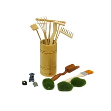 Mini Zen Garden Rake Tool - Tabletop Meditation Rock Sand Garden Kits with Mo...