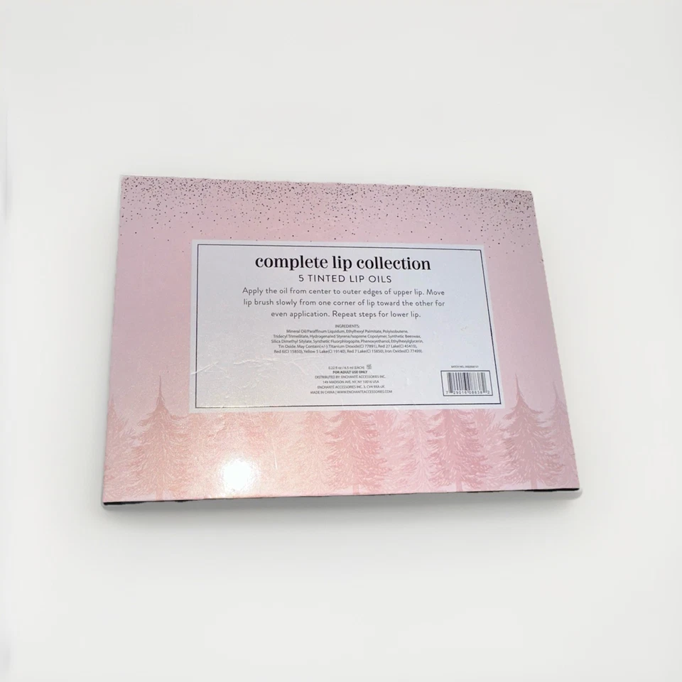 Juego Completo de 5 Aceites Labiales Tintados Colección Labial | Set Regalo Vacacional | Nuevo Precintado Foto 4 de 4