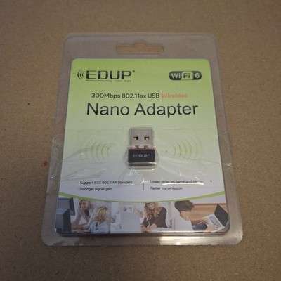 NEU WiFi USB Netzwerk Adapter PC Laptop 300Mbps Nano Dongle Wireless Mini Dongle